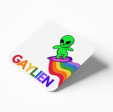 Just a Cute Gaylien Surfing a Rainbow Mug
