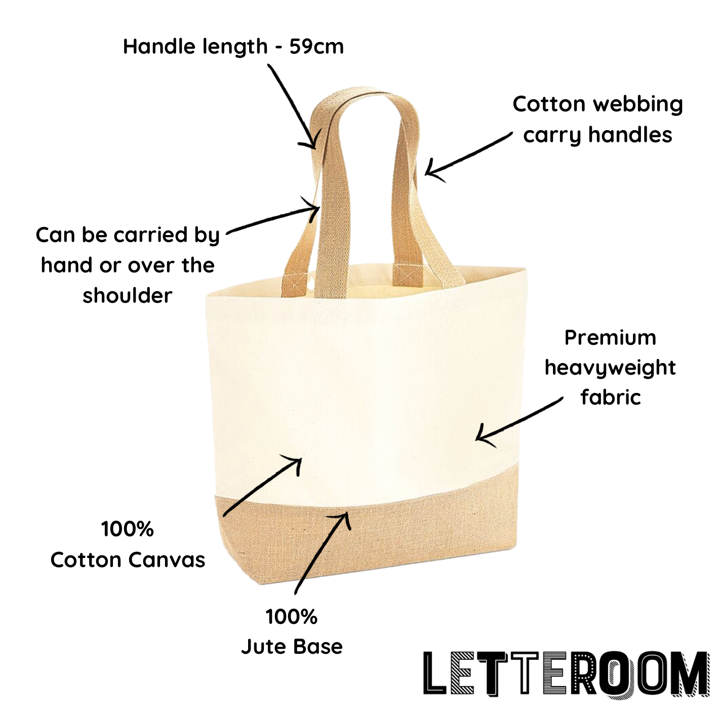 Personalised Mandela Shopper Carry Bag