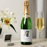 Personalised Congratulations Photo Champagne Label