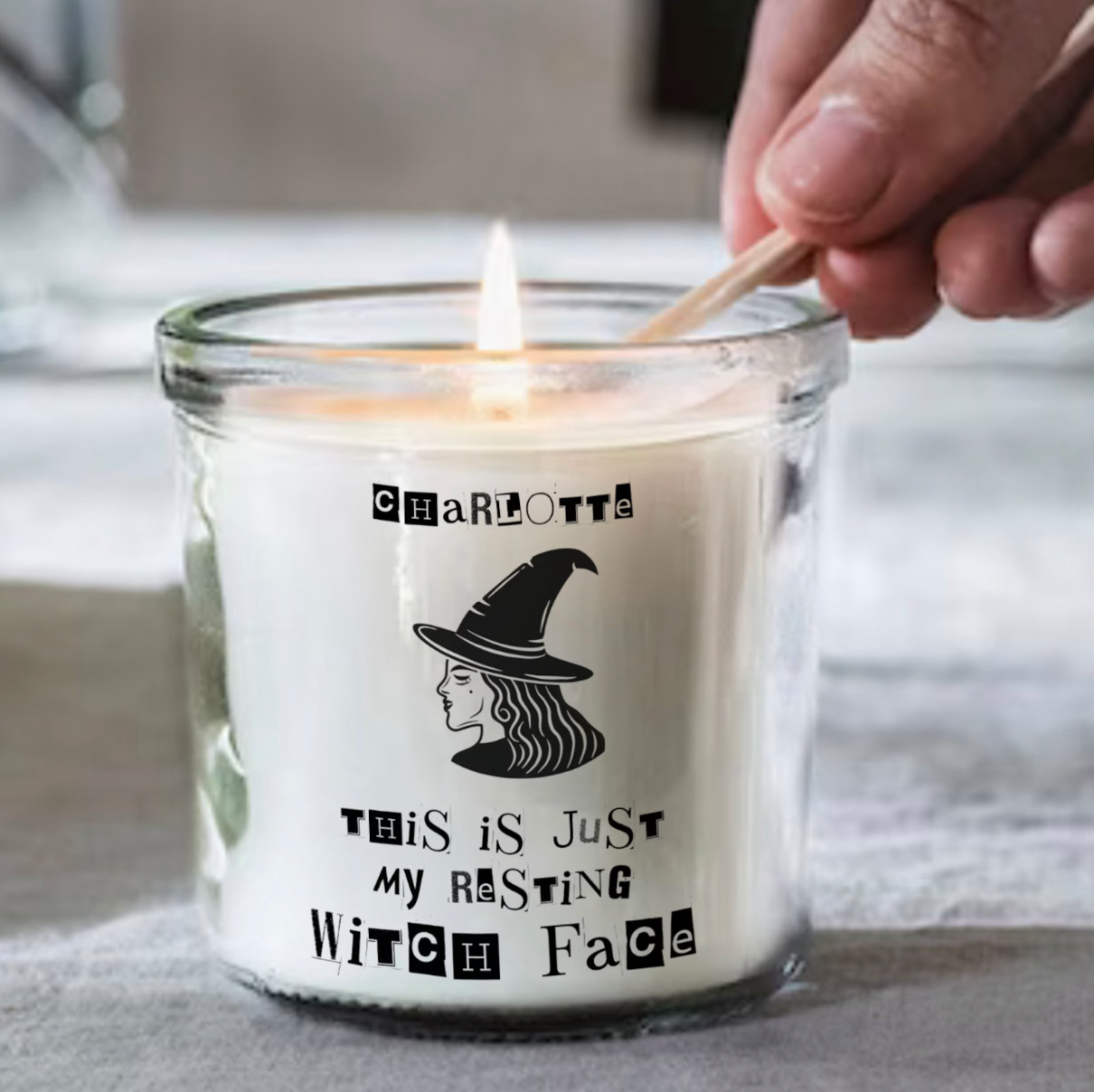 Funny Halloween Candle
