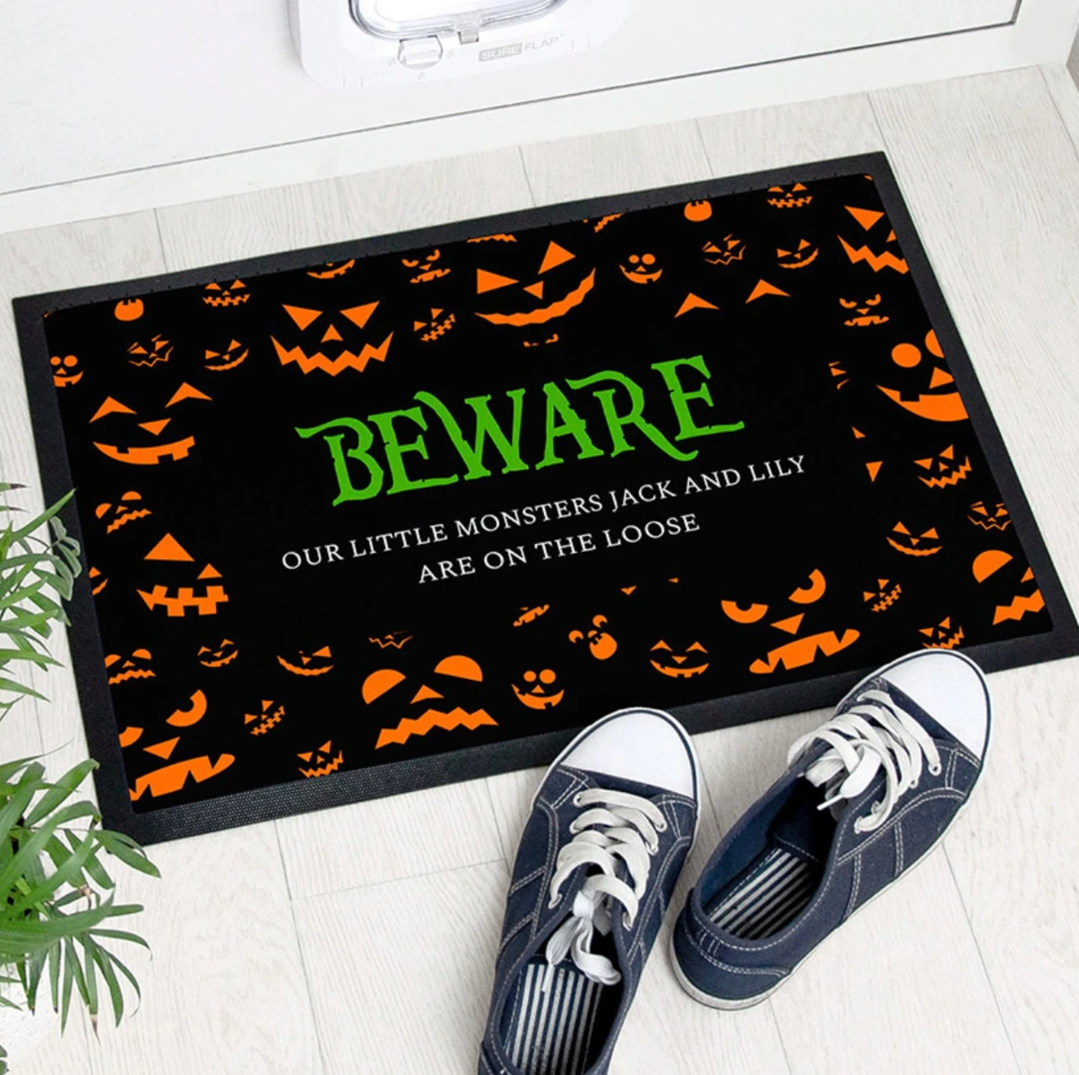 Personalised Halloween Indoor Doormat