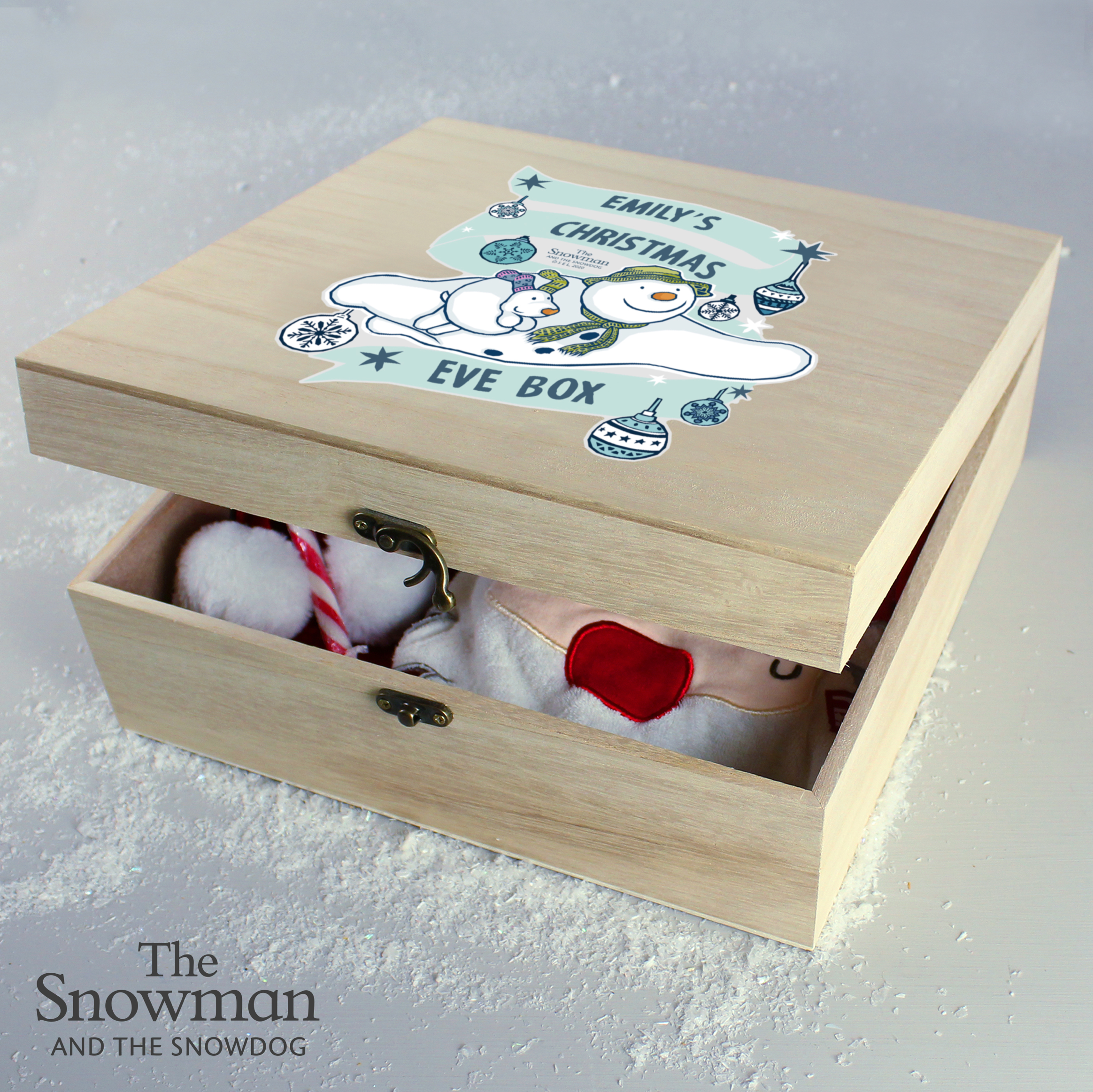 Personalised The Snowman Christmas Eve Box