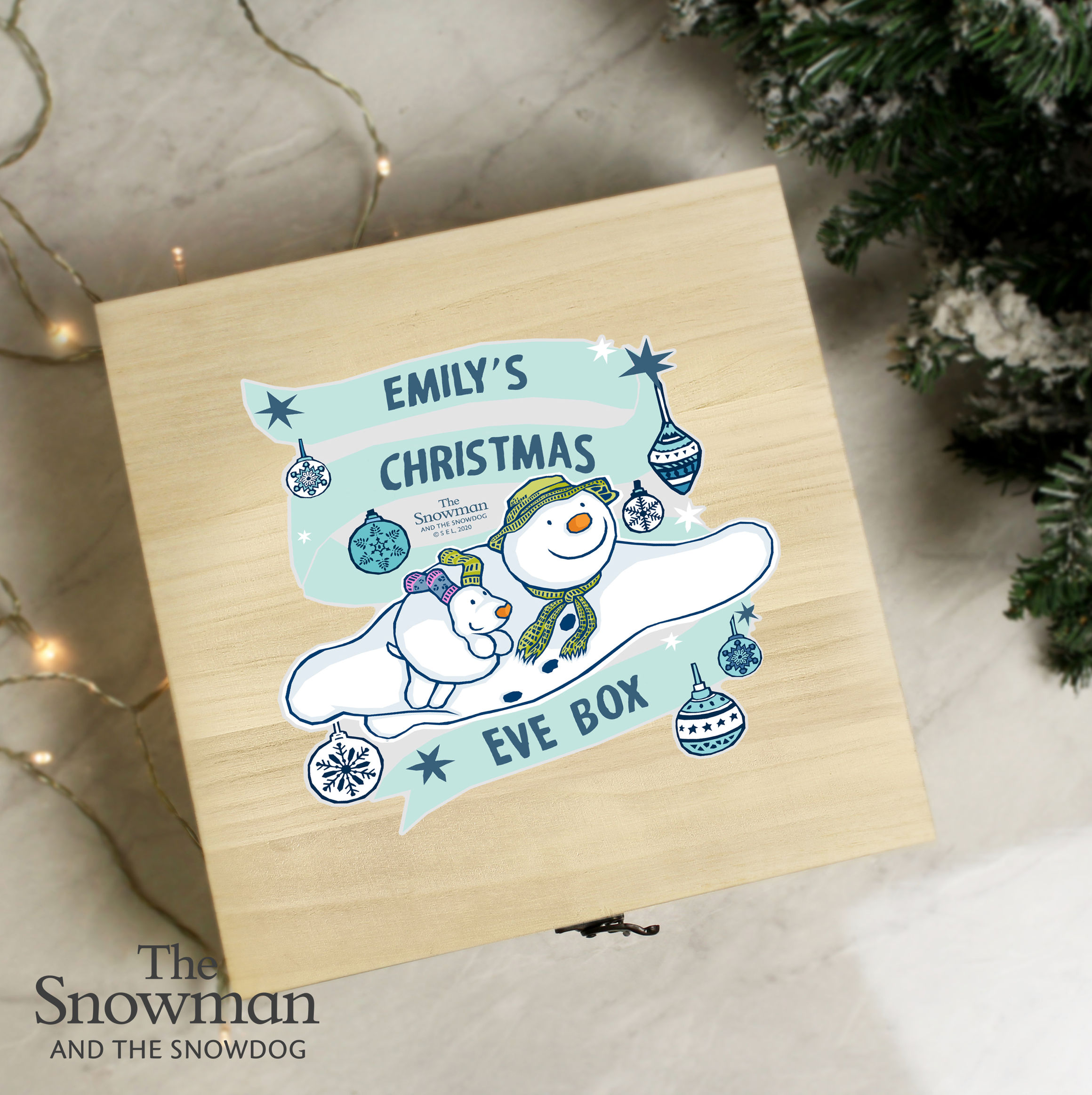 Personalised The Snowman Christmas Eve Box