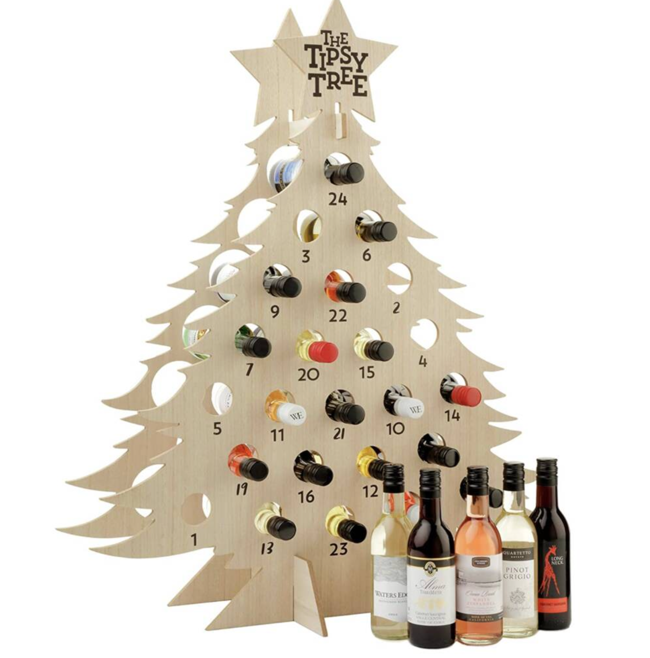 Refillable Wine Advent Calendar Tree