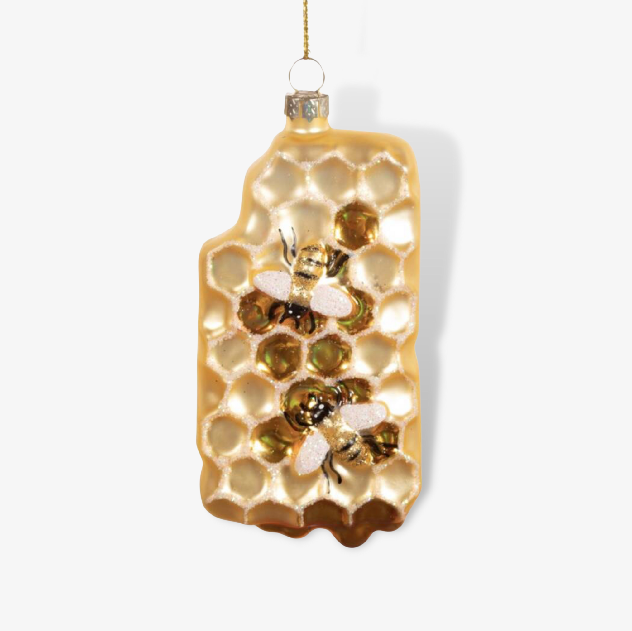Personalised Bee Honeycomb Bauble