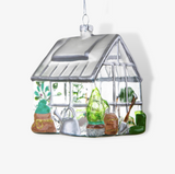 Sweet Glass Green House Bauble
