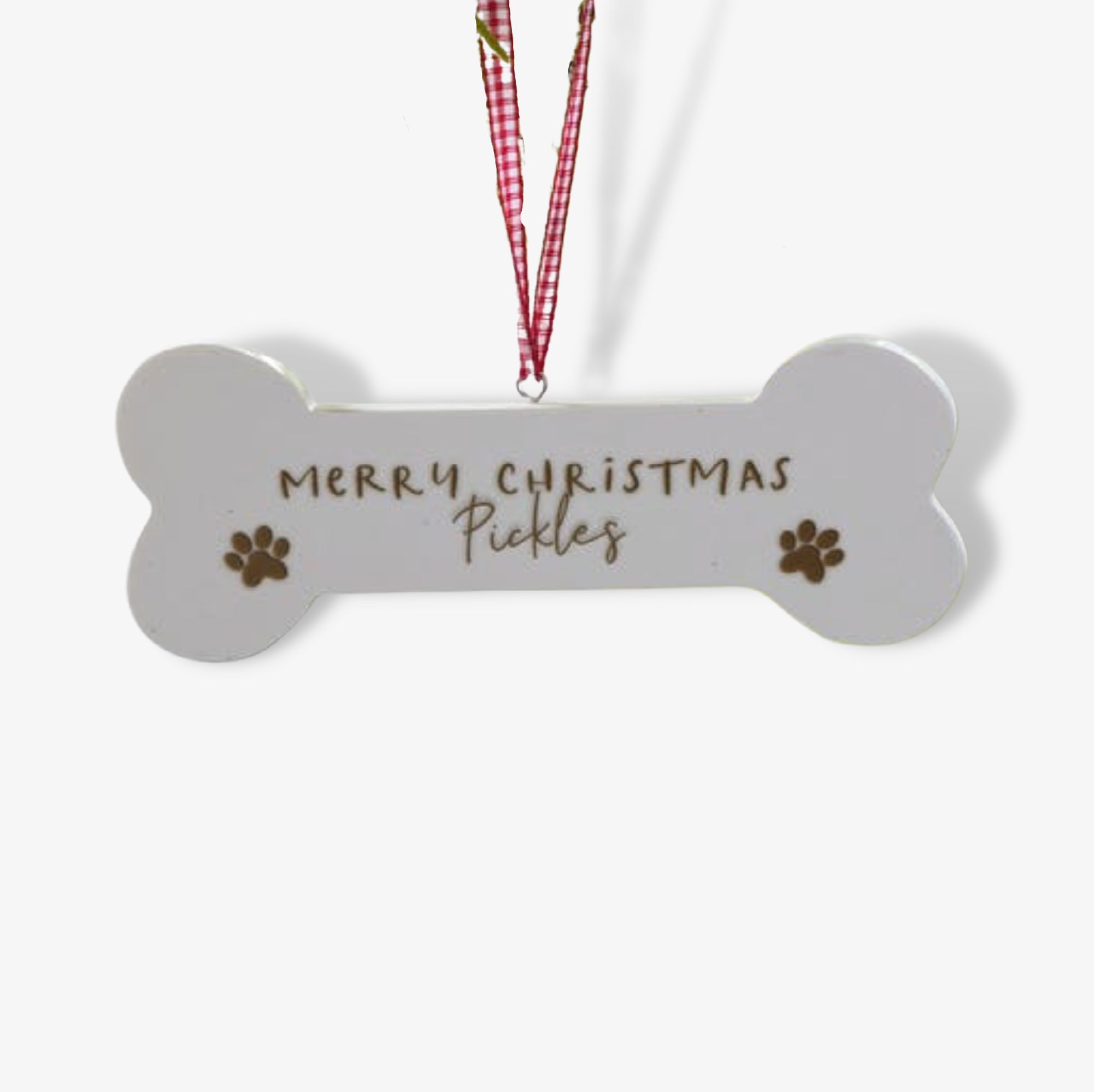 Personalised Dog Bone Christmas Decoration