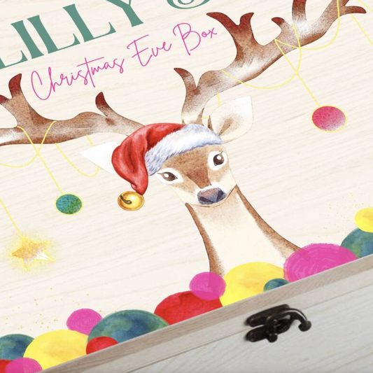 Personalised Reindeer Christmas Eve Box