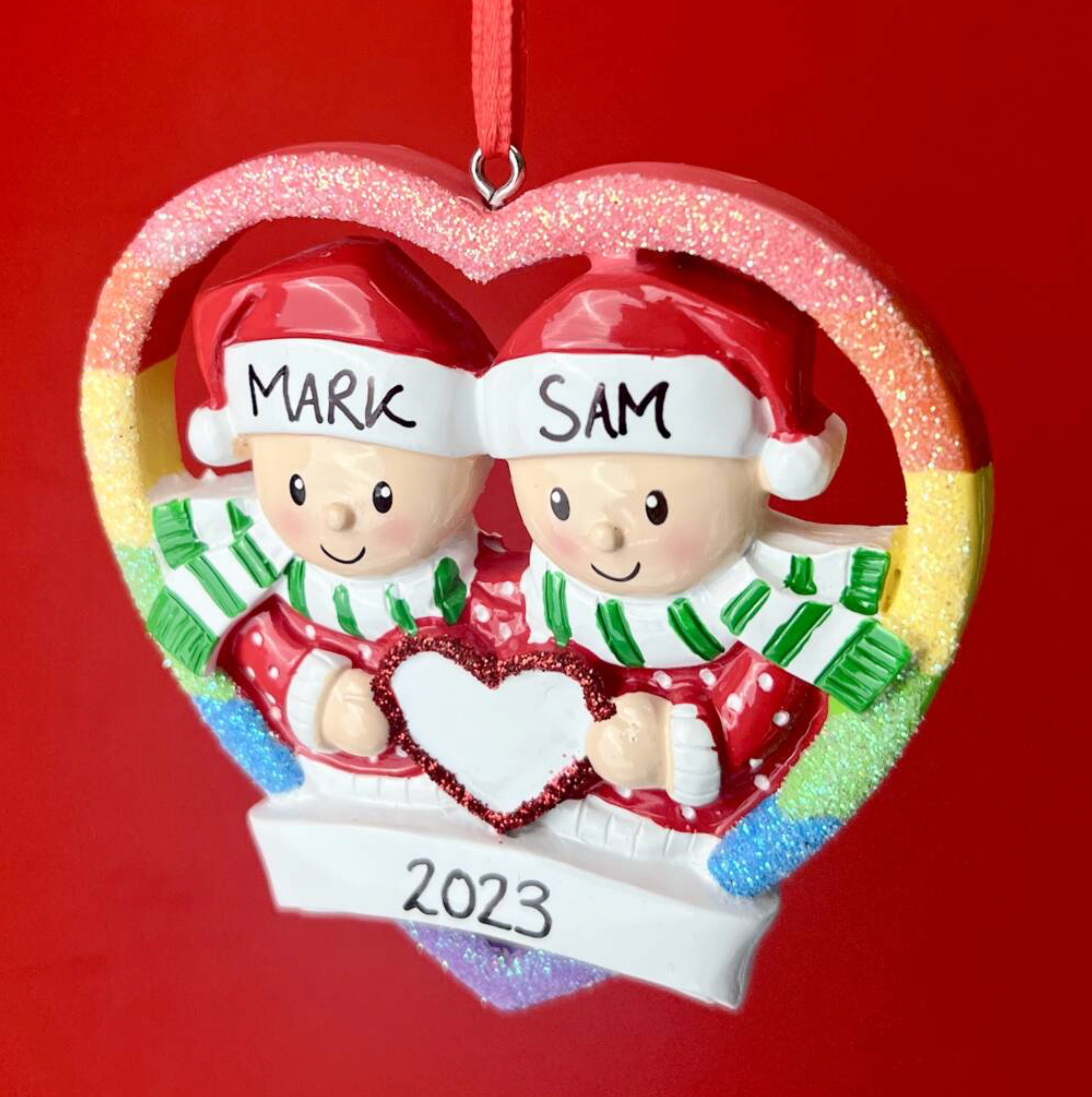 Pride Personalised Christmas Decoration