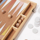Luxury Sunnylife Wooden Backgammon Set