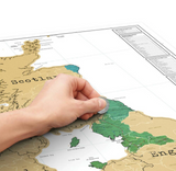 Luxury Scratch Map ® UK And Ireland