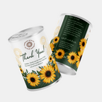 Thank You Sunflower Tin - Grow Your Own Flowers | Personalise Me | Thank You Gift