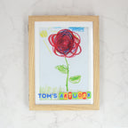 Kid’s Personalised Wooden Artwork Display - Playroom Wall Art | Children’s Painting Storage