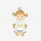 Personalised Christmas Tree Bauble - Angel design | Personalised Christmas Decor