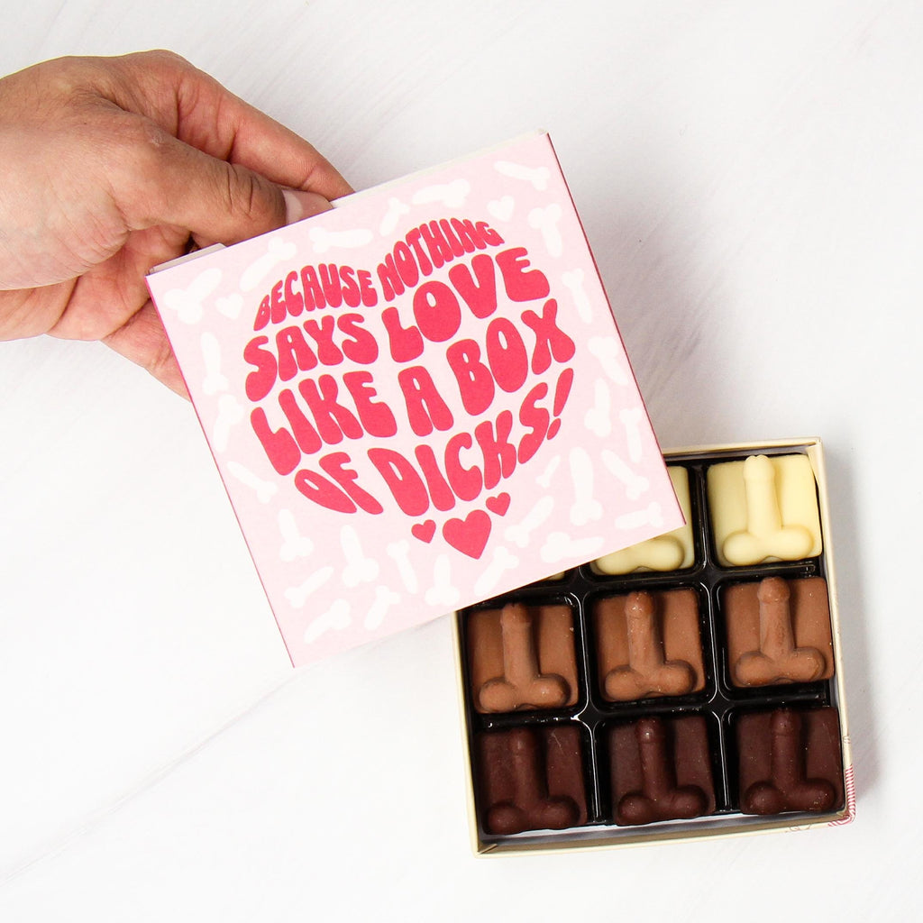 Funny Rude Chocolate Penis Gift Box -  Anniversary Gift | Gifts for Him | Gifts for Her
