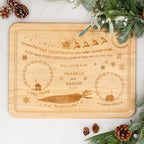 Personalised Laser Wooden Christmas Eve Treat Board | Santa Treat | Fun for Kids