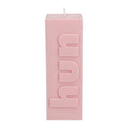 Hun Candle - Debossed Design | Pink Soy Wax - Gift for Best Friend | 60-Hour Burn Time