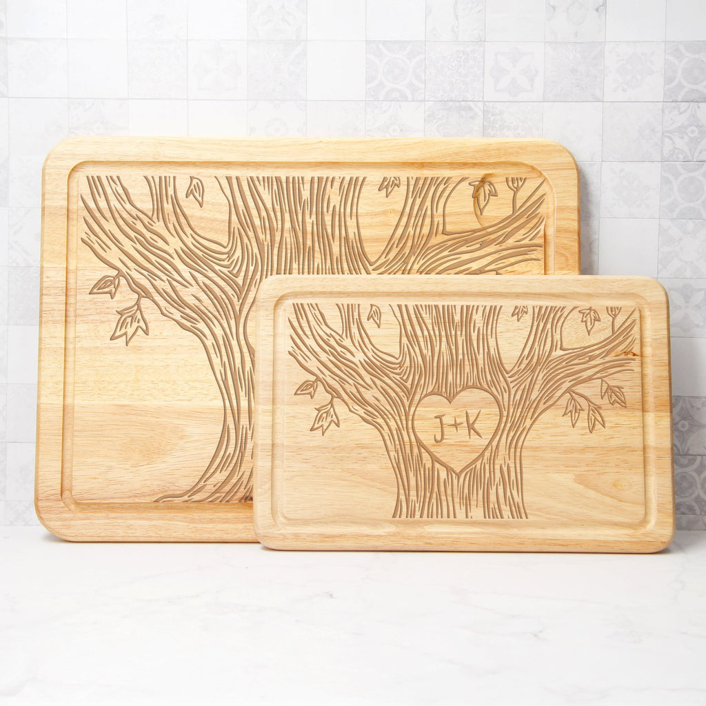 Couples Wooden Chopping Board - Personalise Me! | Monogram Design | Couples Gift | Wedding Gift