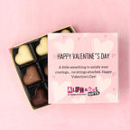 Valentines Heart Chocolates - Personalised Gift Box | Cute Gift Idea | Gift for Couples