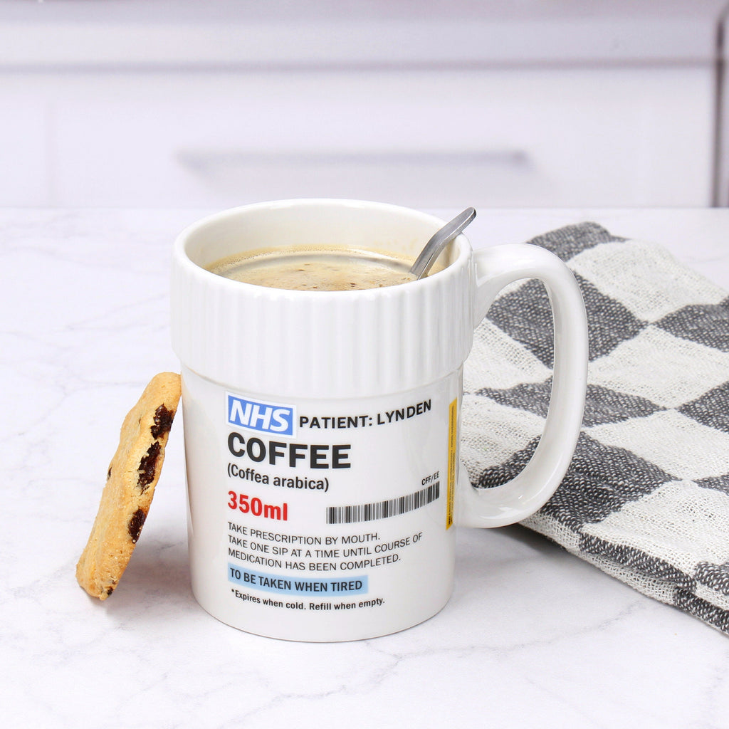 Personalised NHS Coffee Prescription Mug