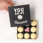 I Love You to the Moon and Back - Anniversary Date Night Chocolates