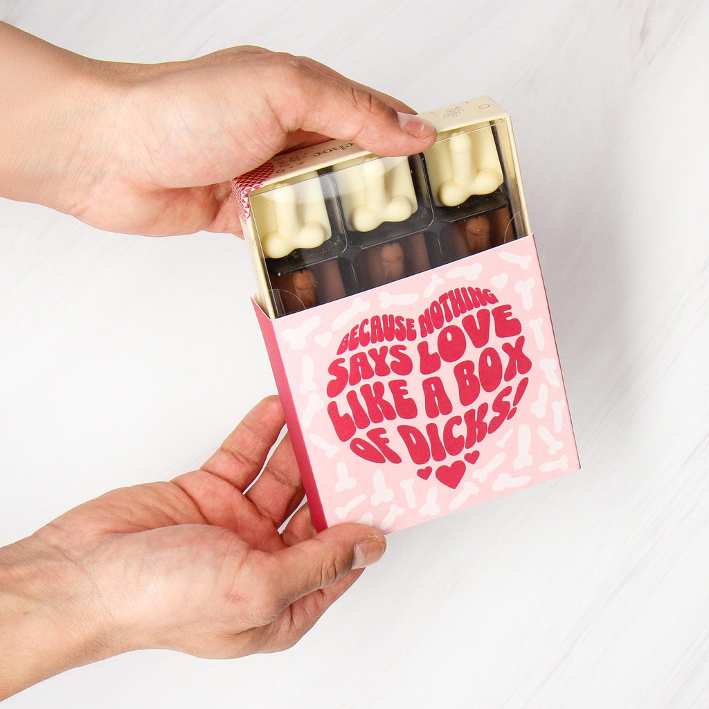 Funny Rude Chocolate Penis Gift Box -  Anniversary Gift | Gifts for Him | Gifts for Her