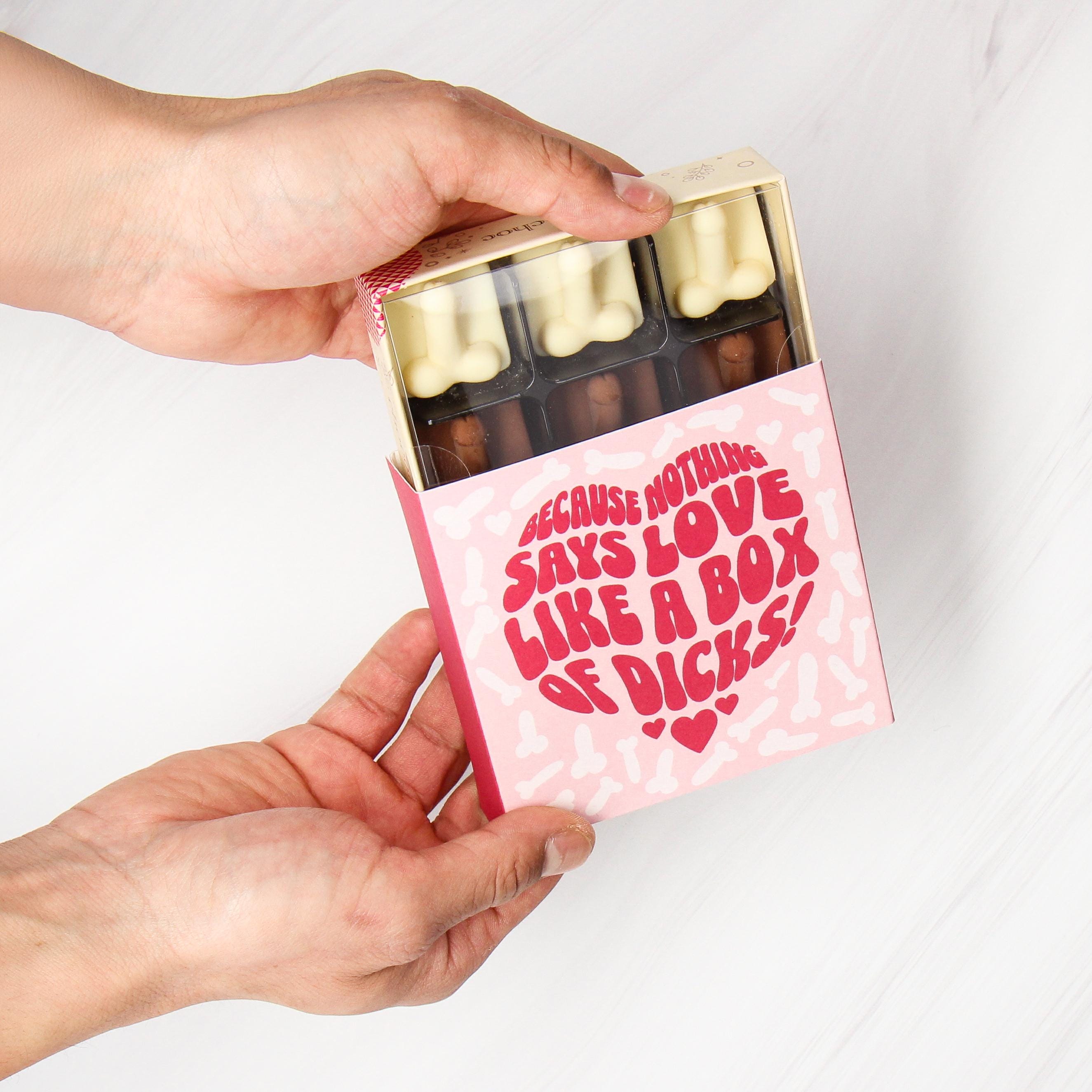 Funny Rude Chocolate Penis Gift Box -  Anniversary Gift | Gifts for Him | Gifts for Her