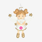 Personalised Christmas Tree Bauble - Angel design | Personalised Christmas Decor
