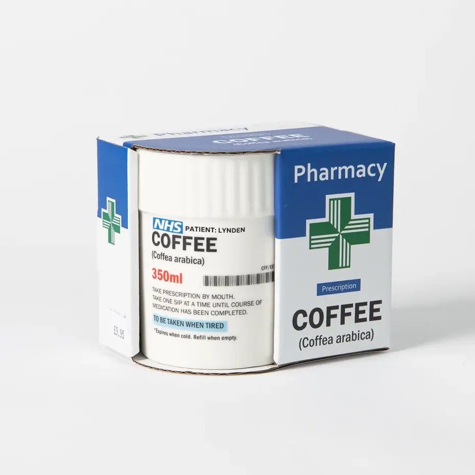 Personalised NHS Coffee Prescription Mug