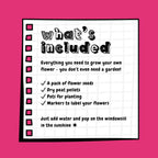June Birth Flower - Personalised Grow Your Own Flower Gift