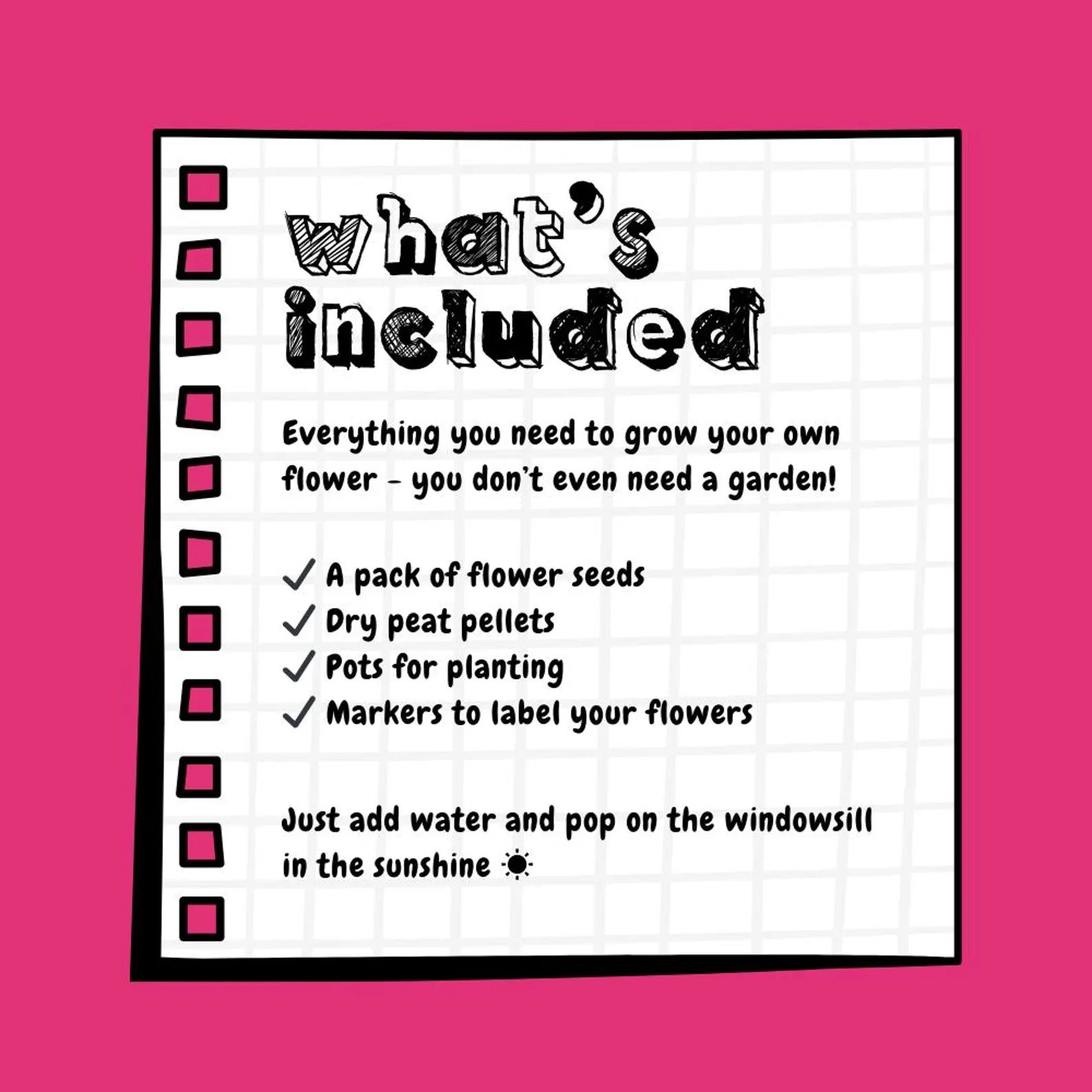 June Birth Flower - Personalised Grow Your Own Flower Gift