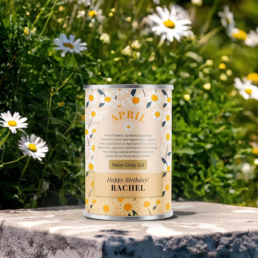 April Birth Flower - Personalised Grow Your Own Flower Gift