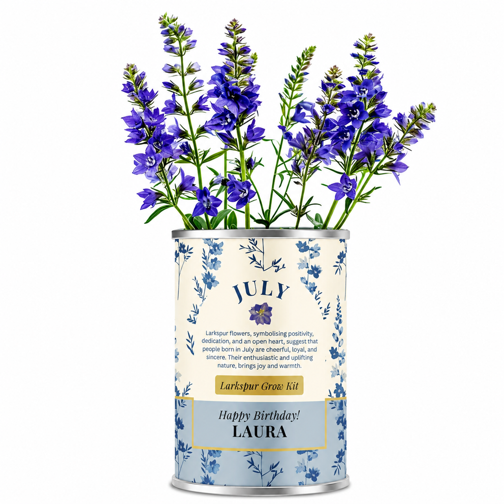 July Birth Flower - Personalised Grow Your Own Flower Gift