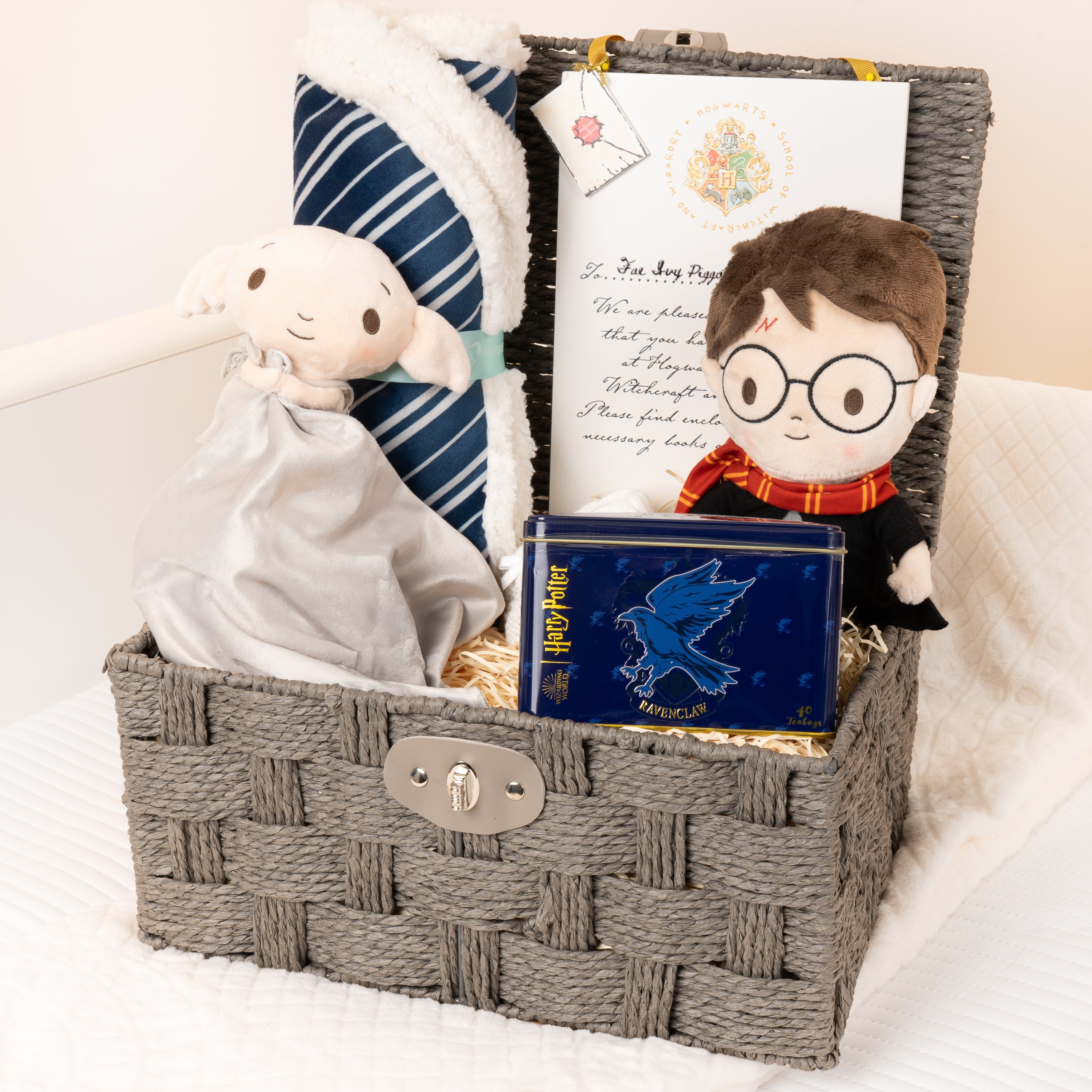 Luxury Harry Potter Ravenclaw House Baby Hamper with Blanket - Blue - Baby Hamper