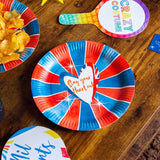 Eight Song Contest Paper Plates