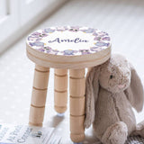 Personalised Childs Name Wooden Stool