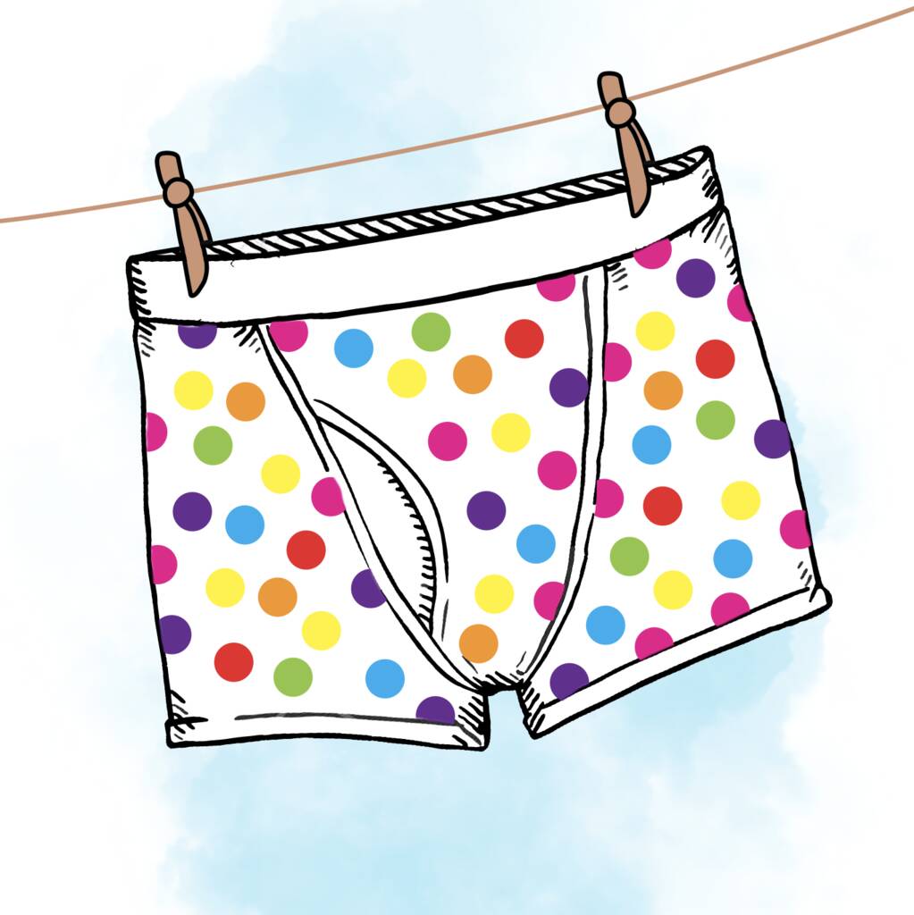 Personalised Father's Day Underwear Print