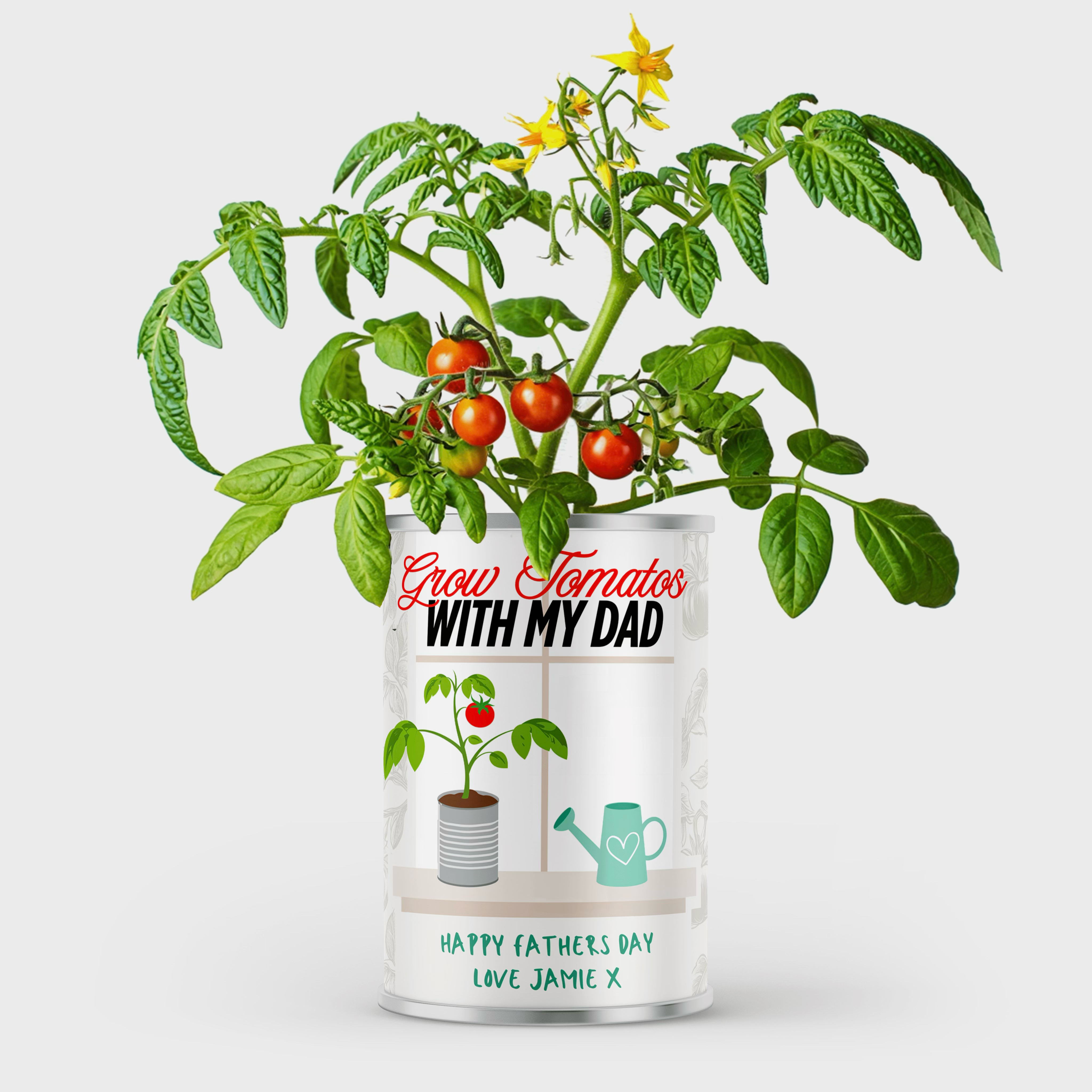 Personalised Grow Your Own Tomatoes Vegetable in a Tin Main image