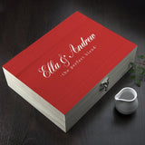 Personalised Couples Tea Box With Tea