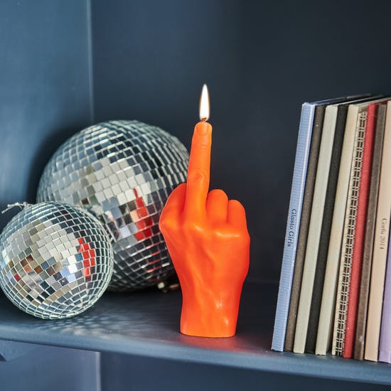 F*ck You Hand Gesture Candle