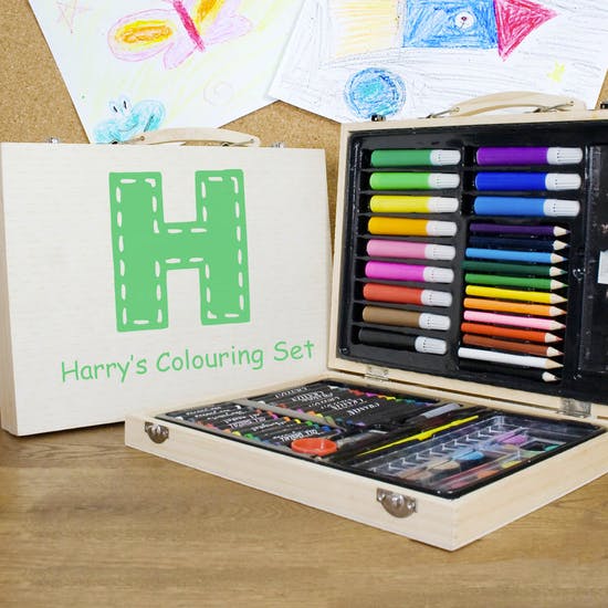 Personalised Children's Colouring In Box Set