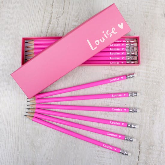 Personalised Pencils in a Box