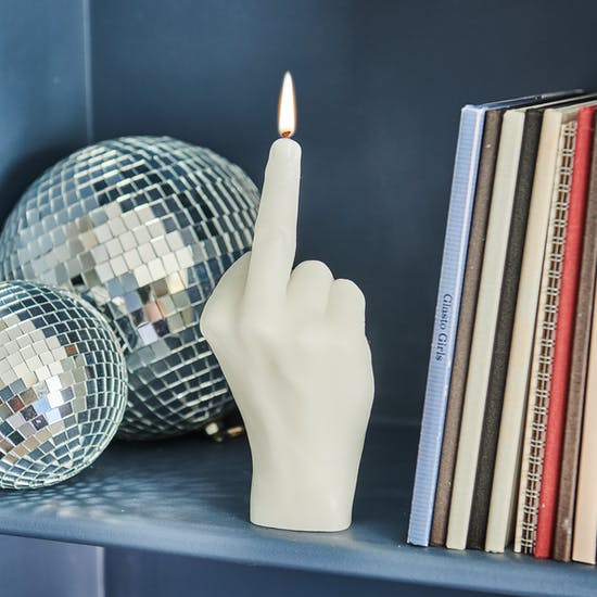 F*ck You Hand Gesture Candle