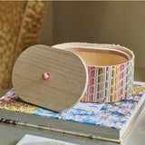 Batik Wooden Stitched Keepsake Box