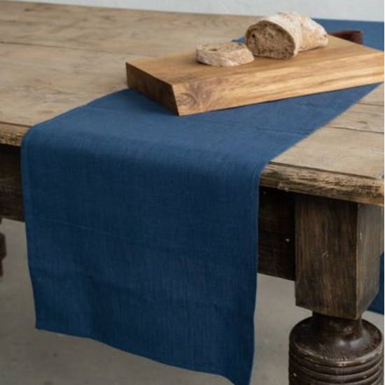 Soft Linen Handmade Table Runner