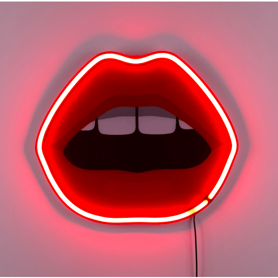 Neon Light Lips