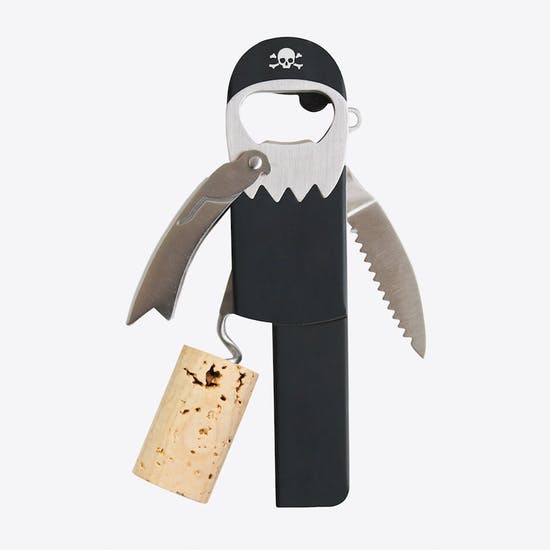 The Pirate Bottle Opener And Corkscrew