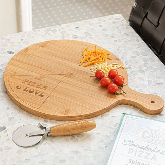 Personalised Bamboo Pizza Board