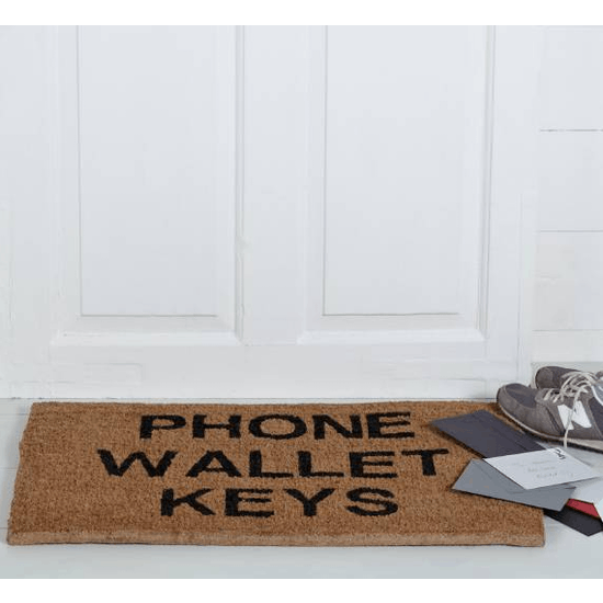 Personalised Check List Doormat