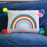Rainbow Rectangular Cushion